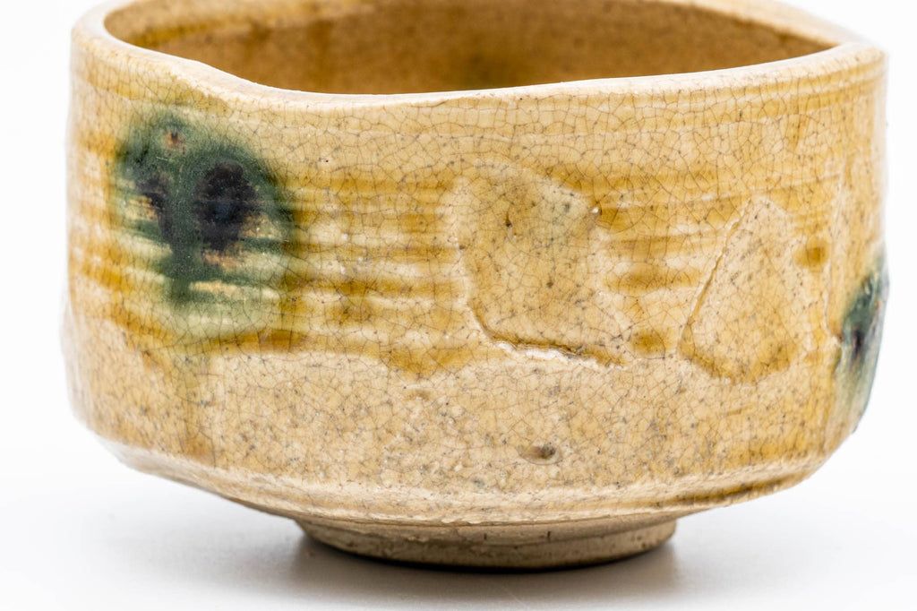 Japanese Matcha Bowl - Herame Undulating Seto-yaki Chawan - 500ml