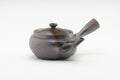 Japanese Kyusu - Ash Green Glazed Purple Banko-yaki Mesh Filter Teapot - 200ml