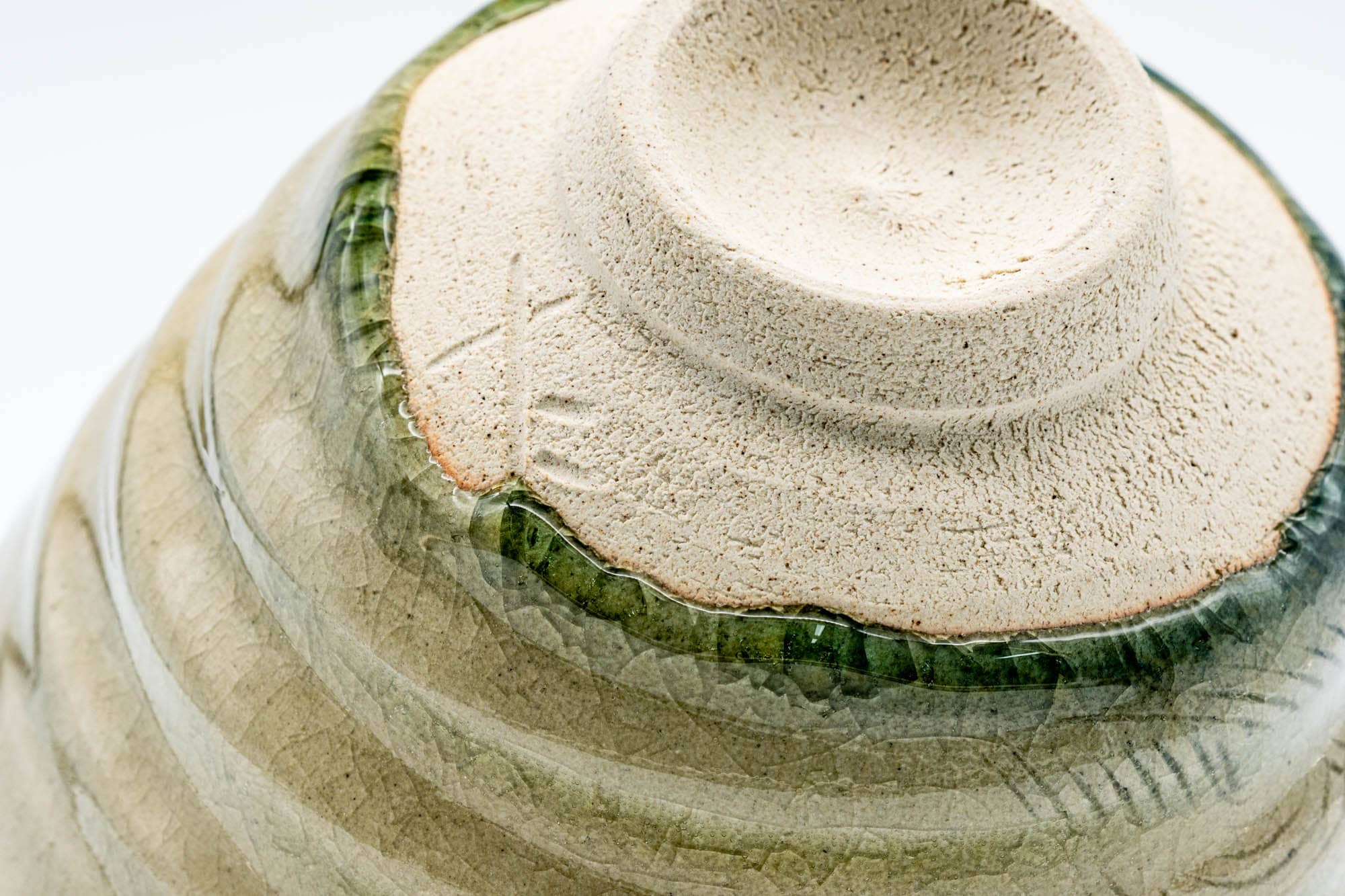 Japanese Matcha Bowl - 紫田正 Masa Shibita - Crazed Glazed Seto-yaki Chawan - 300ml