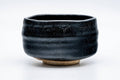 Japanese Matcha Bowl - Black Seto-yaki Chawan - 300ml