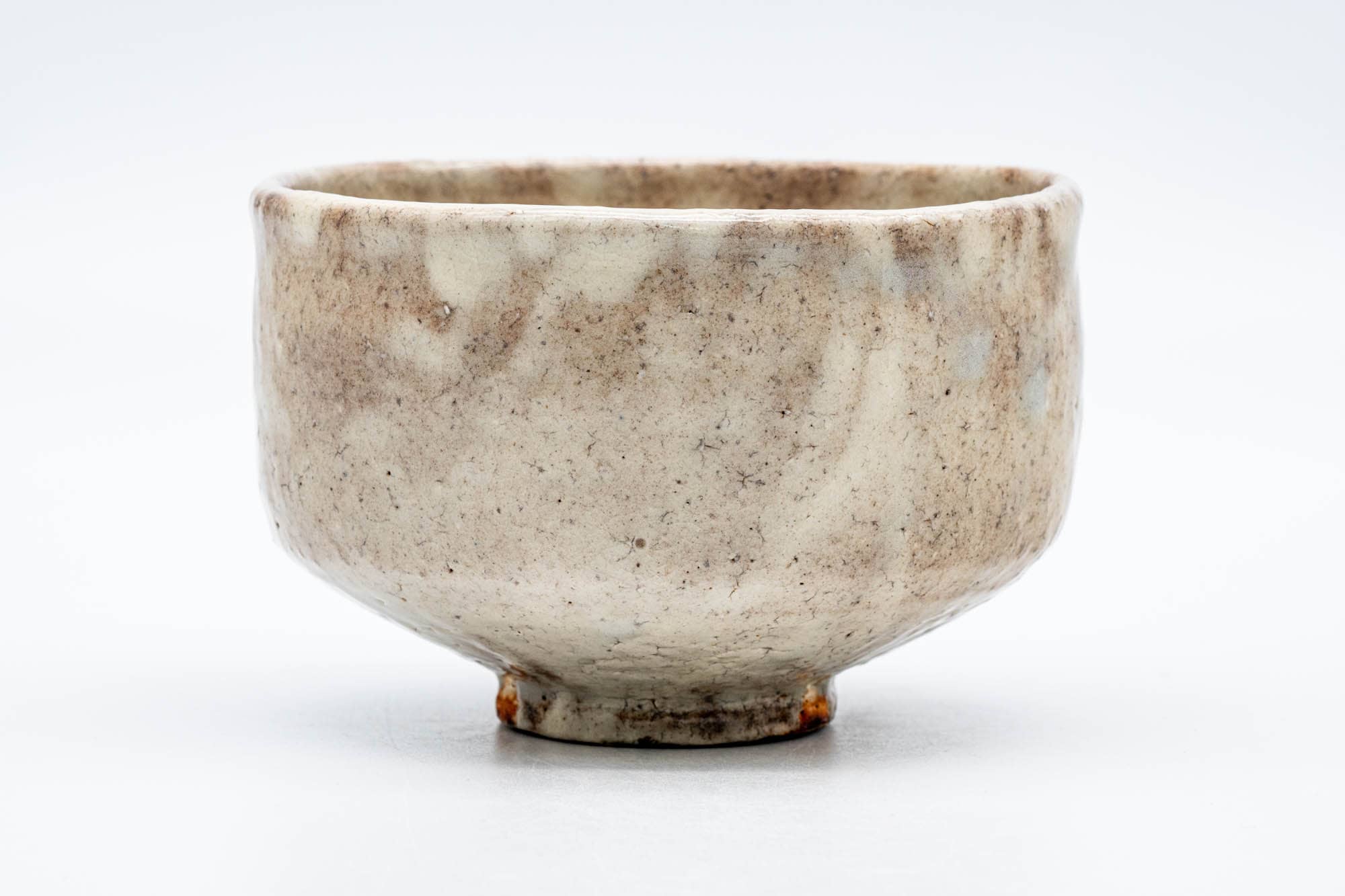 Japanese Matcha Bowl - 兼田佳炎 Kaneda Keien - Milky Glazed Hagi-yaki Chawan - 350ml
