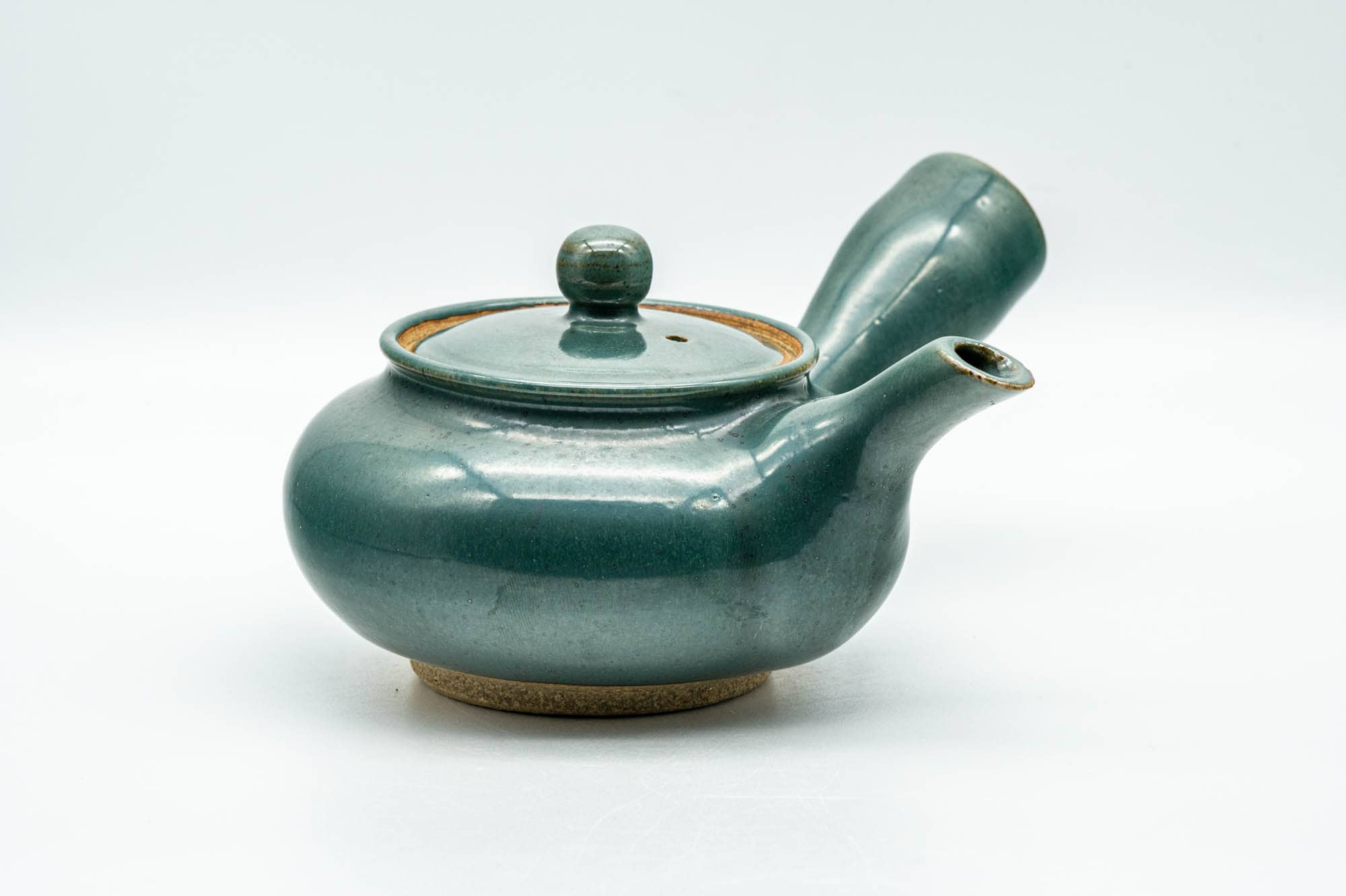 Japanese Kyusu - Green Glazed Agano-yaki Do-ake Teapot - 300ml