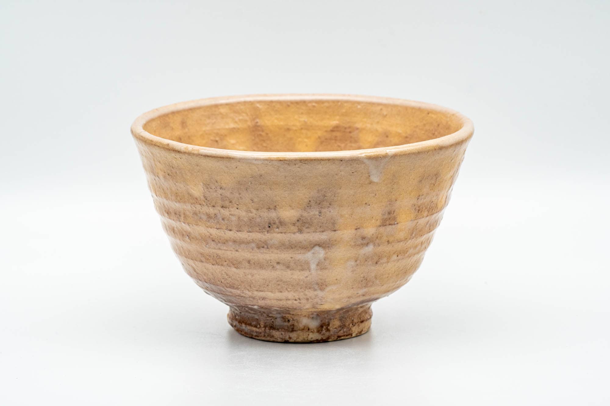 Japanese Matcha Bowl - Biwa-iro Hagi-yaki Ido-gata Chawan - 300ml