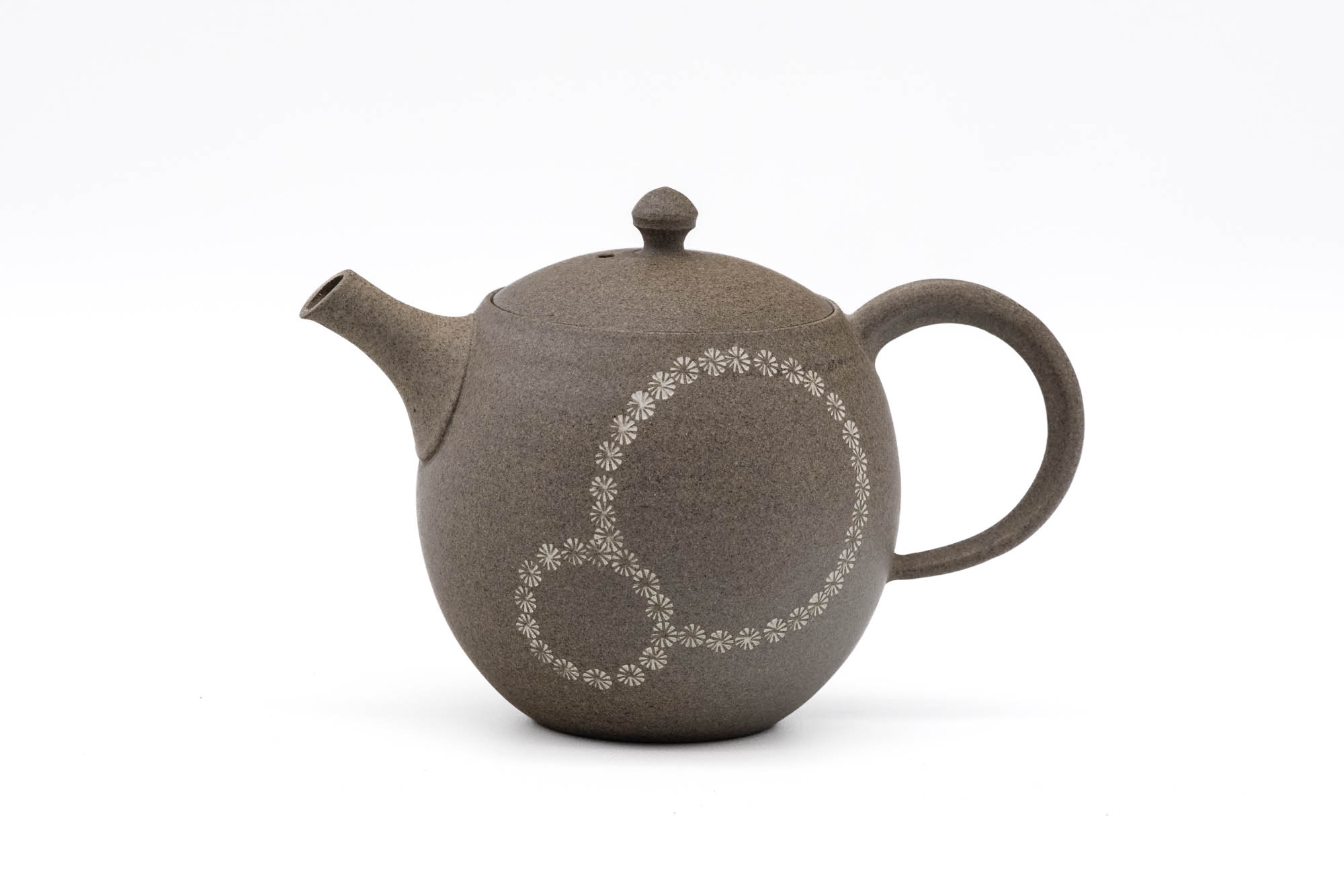 Mishima Circle Tokoname Rear-Handled Teapot - 200ml