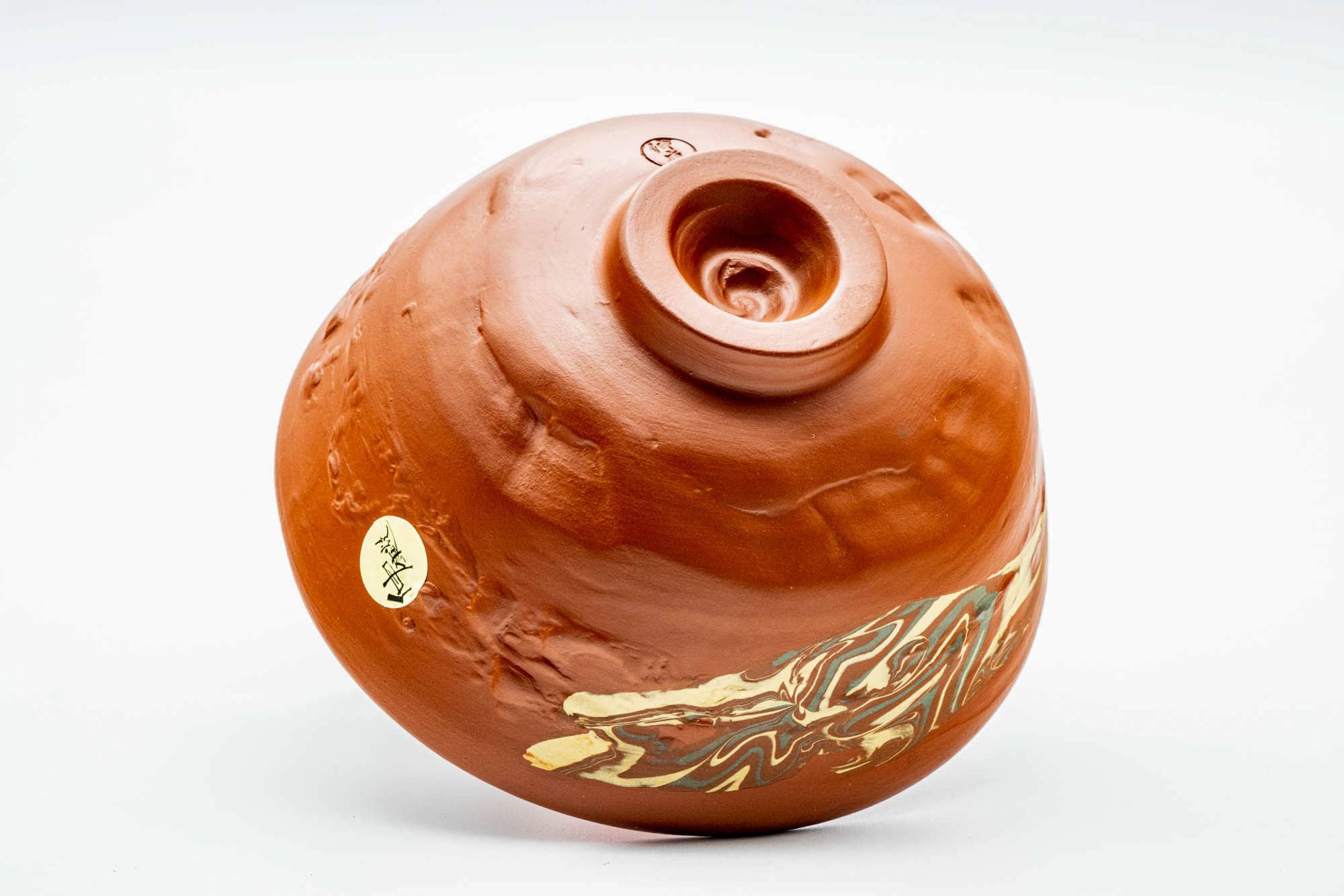 Japanese Matcha Bowl - 伸康 Nobuyasu - Nerikomi Tokoname-yaki Chawan - 250ml