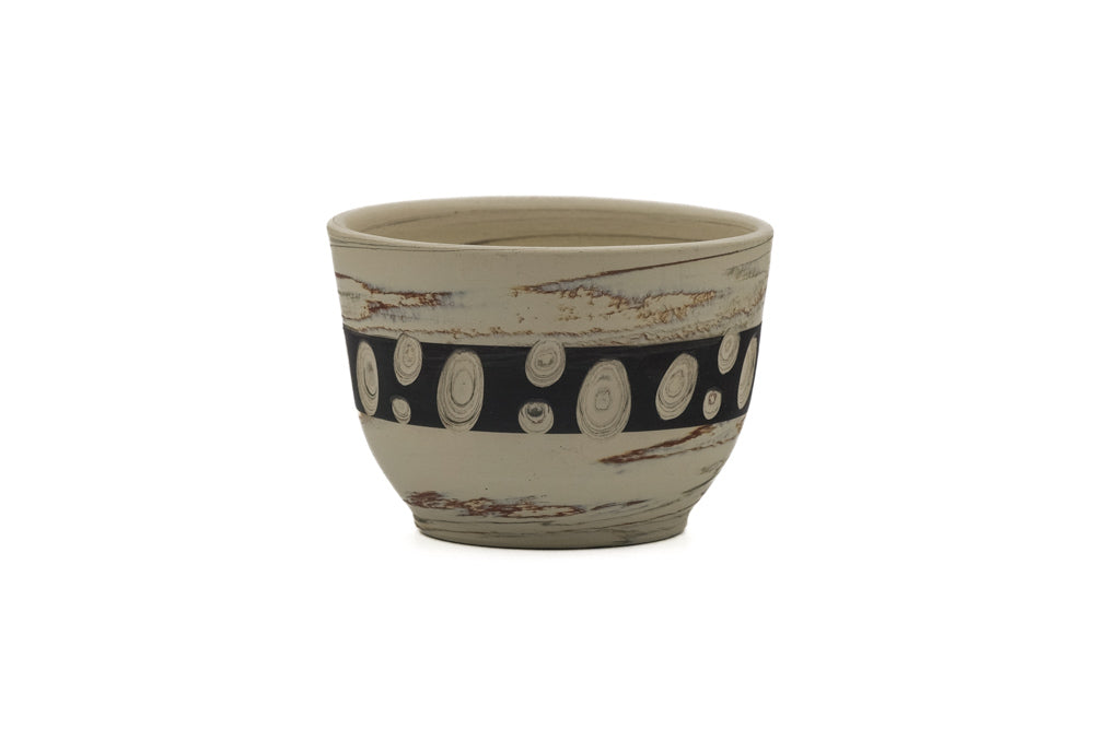 Mizutama Nerikomi Tokoname Yunomi - 110ml