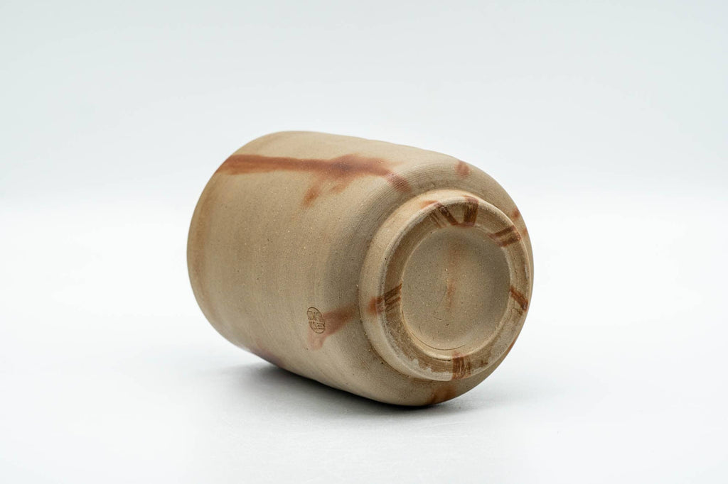 Japanese Teacup - Beige Hidasuki Bizen-yaki Yunomi - 220ml