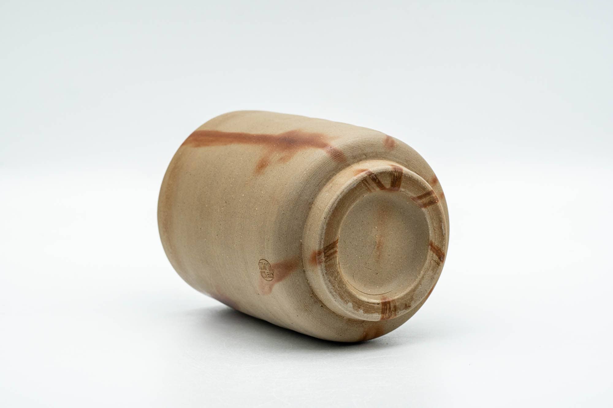 Japanese Teacup - Beige Hidasuki Bizen-yaki Yunomi - 220ml