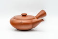 Japanese Kyusu - Calligraphy Engraved Red Shudei Tokoname-yaki Debeso Teapot - 140ml