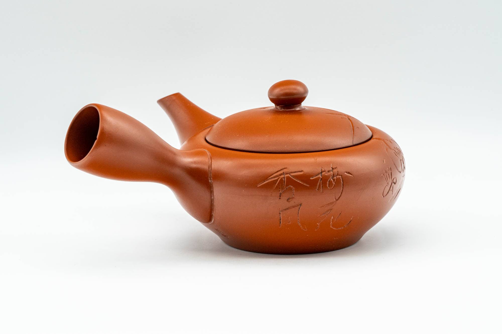 Japanese Kyusu - Myozan Tsuzuki - Tokoname-yaki Debeso Teapot - 220ml