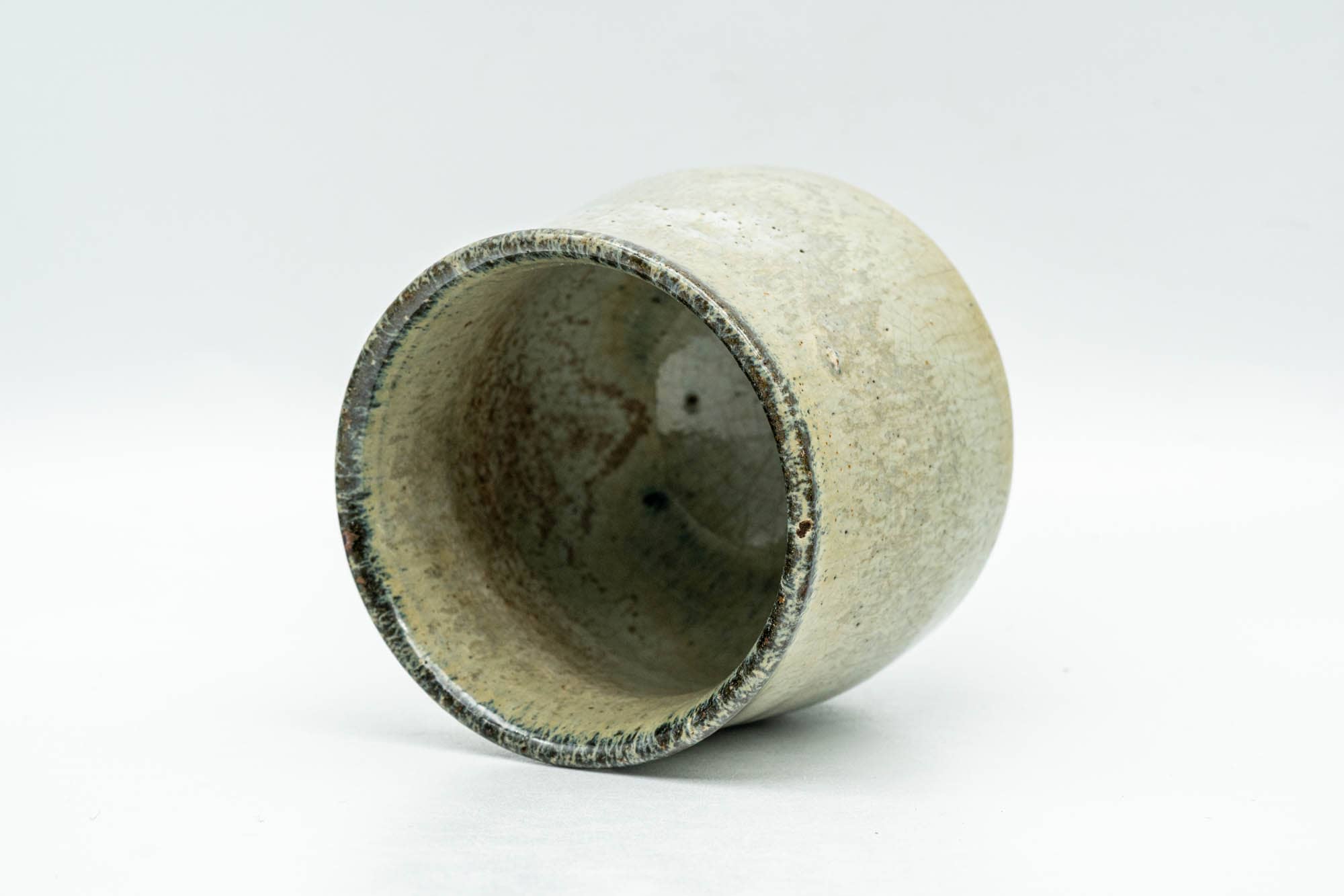 Japanese Teacup - Beige Hare's Fur Glazed Yunomi - 120ml