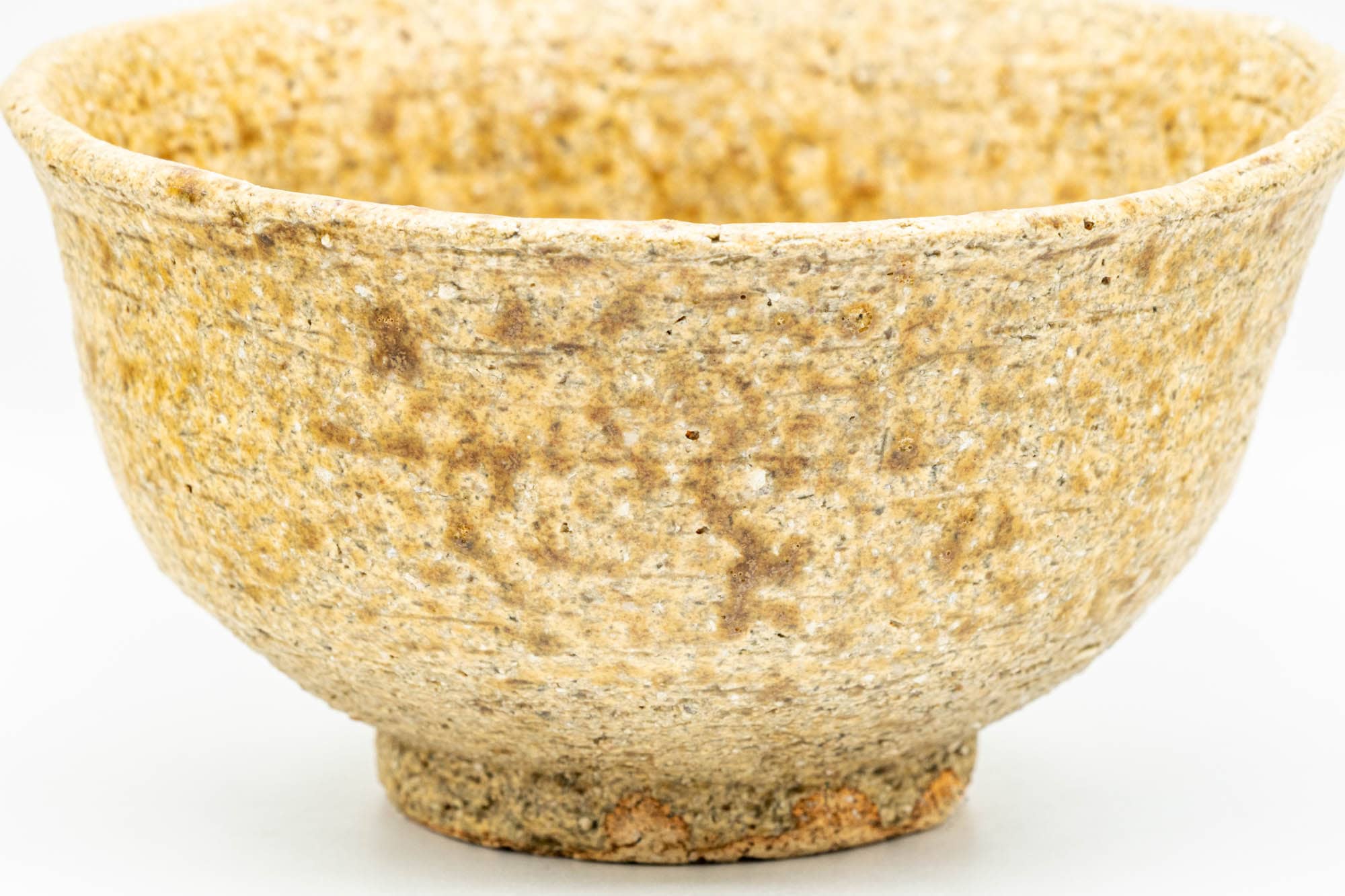 Japanese Matcha Bowl - Earthy Textured Hatazori-gata Chawan - 300ml