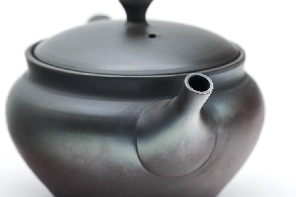 Kokudei Yōhen Rear-Handled Tokoname Teapot - 110ml