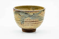 Japanese Matcha Bowl - Beige Glazed Spiraling Wan-nari Chawan - 200ml