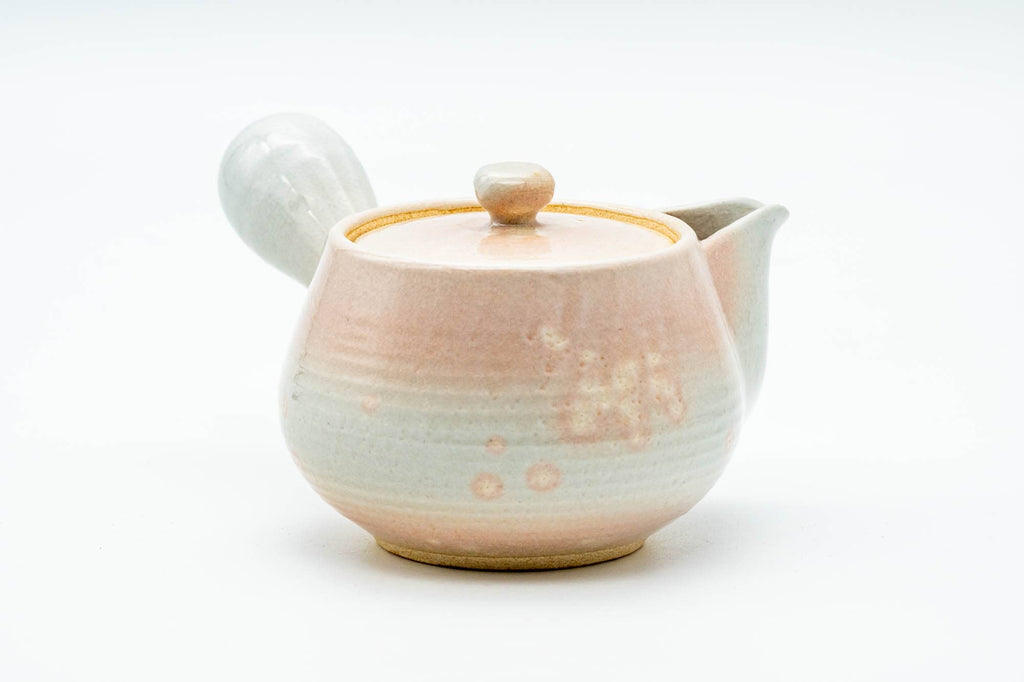 Japanese Tea Set - 天鵬山 Tsubaki Kiln - Hagi-yaki Kyusu Teapot with 5 Yunomi Teacups