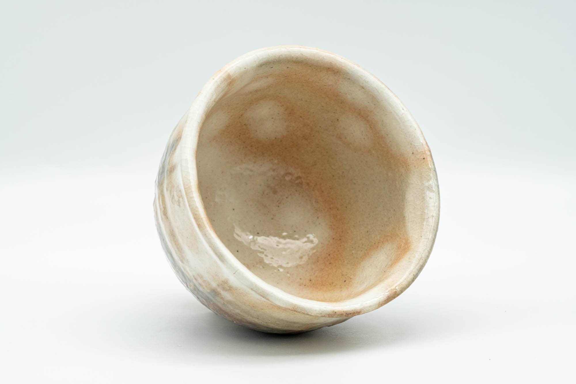 Japanese Teacup - Beige Earthy Gohonte Hagi-yaki Yunomi - 150ml