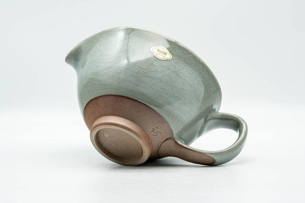 Japanese Yuzamashi - Celadon Glazed Arita-yaki Ushirode Pouring Water Cooler - 300ml