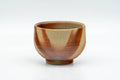 Japanese Teacup - Orange Hidasuki Bizen-yaki Yunomi - 75ml