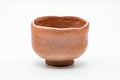 Japanese Matcha Bowl - Pink-Red Raku Wabi-Sabi Chawan - 350ml