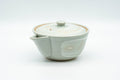 Japanese Houhin - Grey White Hakeme Ceramic Filter Handleless Teapot - 150ml