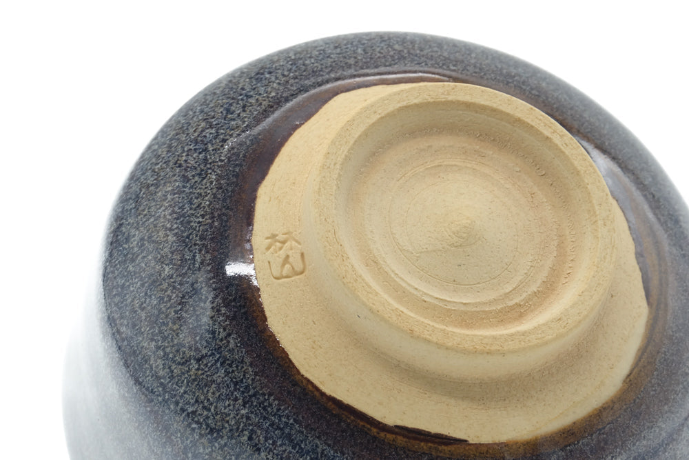 Japanese Teacup - Blue Hare's Fur Glazed Yunomi - 260ml