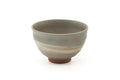 Japanese Matcha Bowl - Grey White Hakeme Glazed Chawan - 450ml
