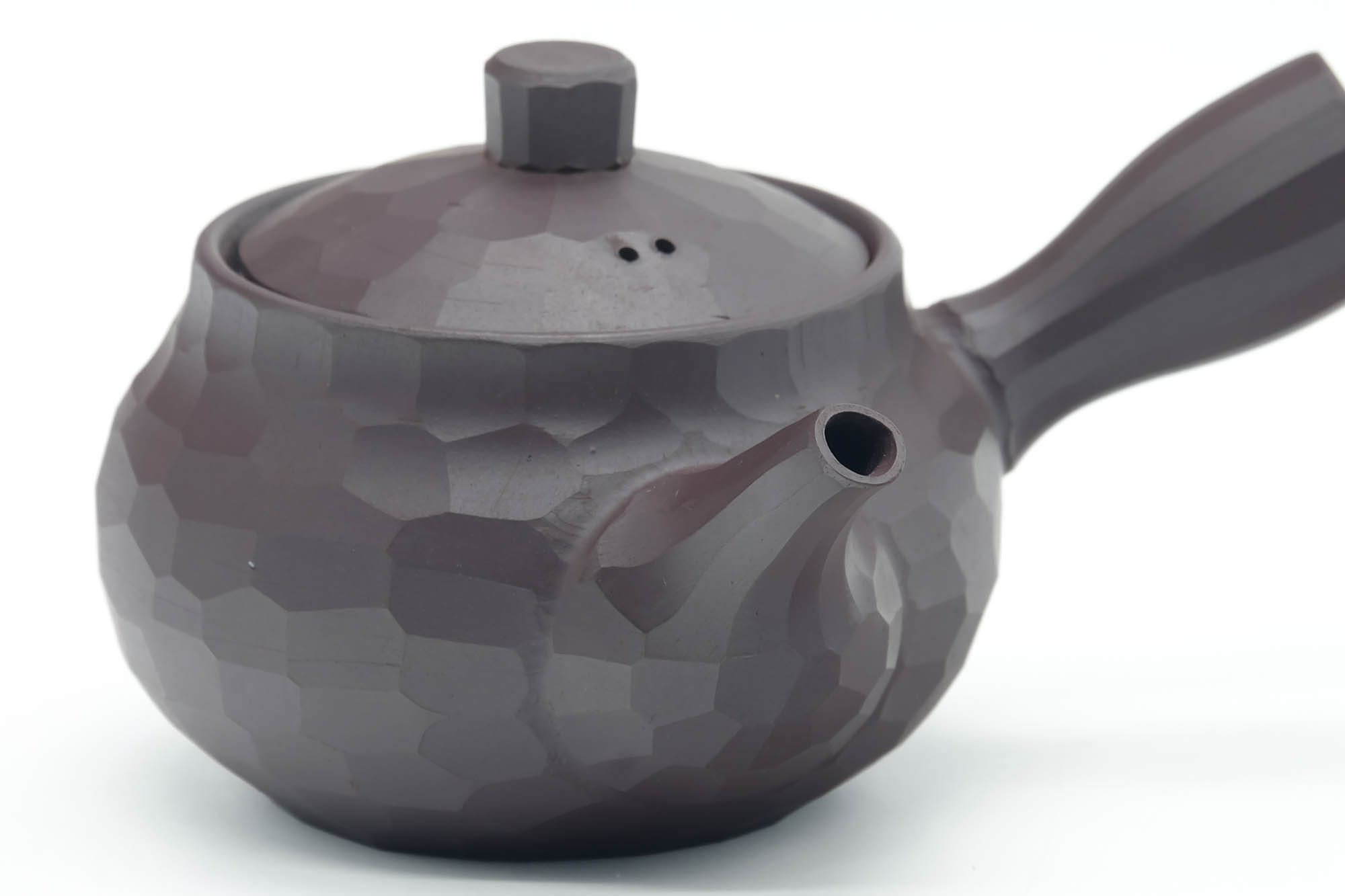 Japanese Kyusu - Faceted Banko-yaki Teapot - 185ml