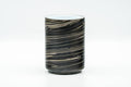 Japanese Teacup - Black Marble Nerikomi White Inner-Glazed Tokoname-yaki Yunomi - 140ml