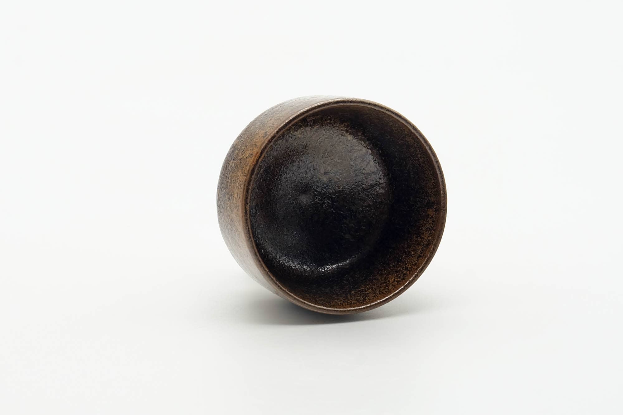 Japanese Teacup - Small Brown Glazed Guinomi - 40ml