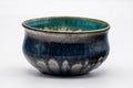 Japanese Kensui - Blue Drip-Glazed Tea Ceremony Water Bowl - 500ml
