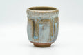 Japanese Teacup - Beige Milky Glazed Groovy Yunomi - 130ml