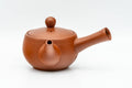 Japanese Kyusu - Tiny Red Shudei Tokoname-yaki Debeso Teapot - 75ml
