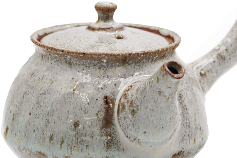 White Ash Glazed Tokoname Teapot - 220ml
