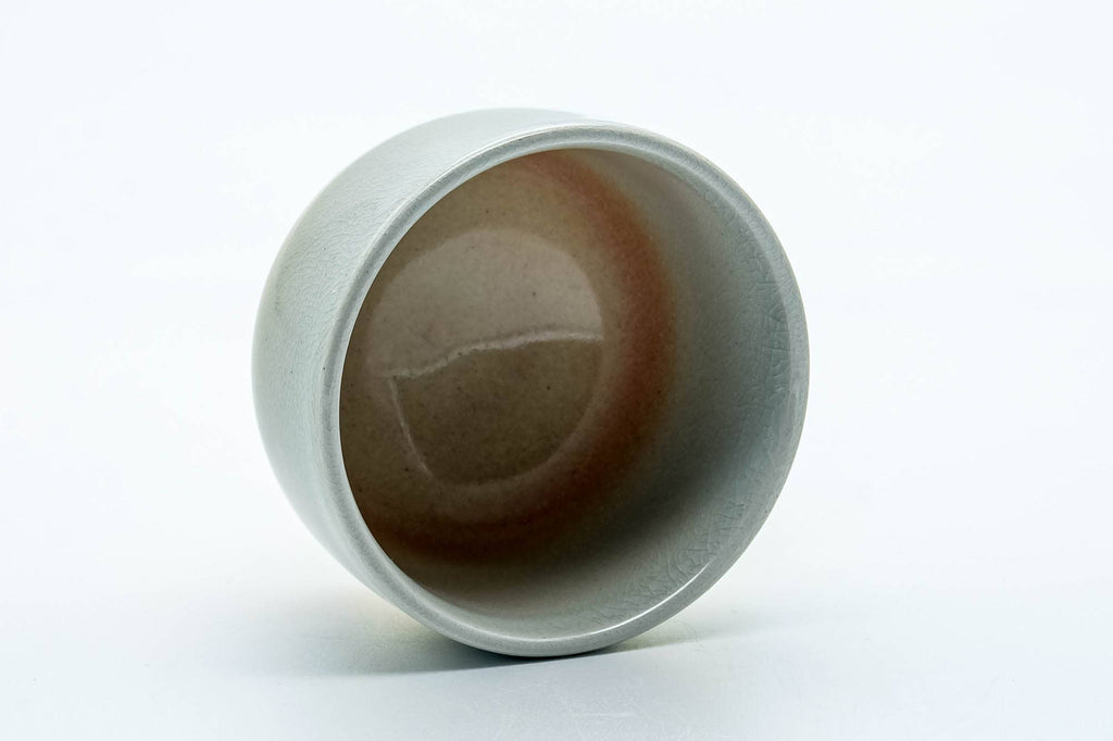 Japanese Teacup - 天鵬山 Tsubaki Kiln - Classic Beige Hagi-yaki Yunomi - 80ml