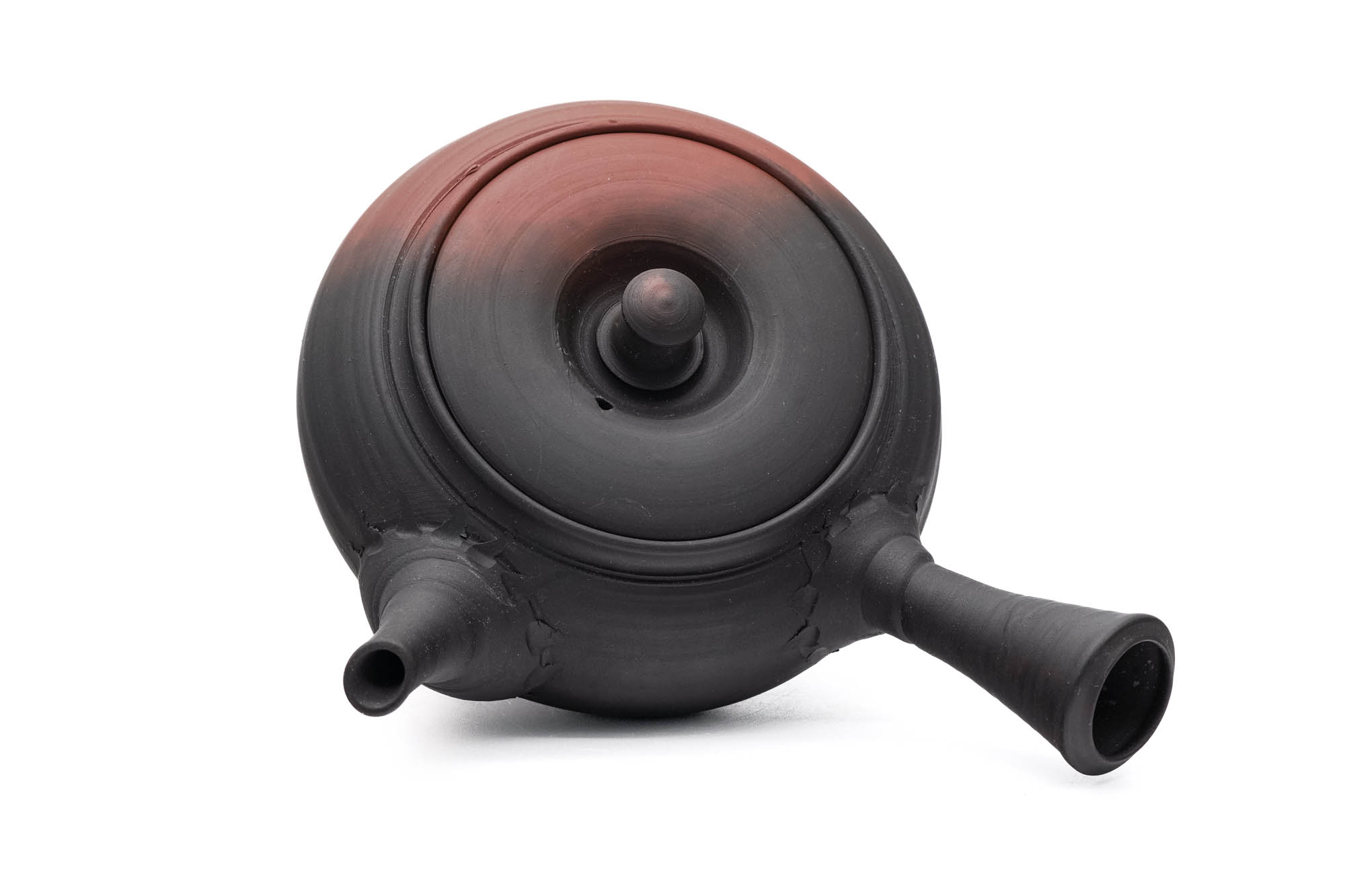 Black Red Yōhen Tokoname Teapot - 230ml