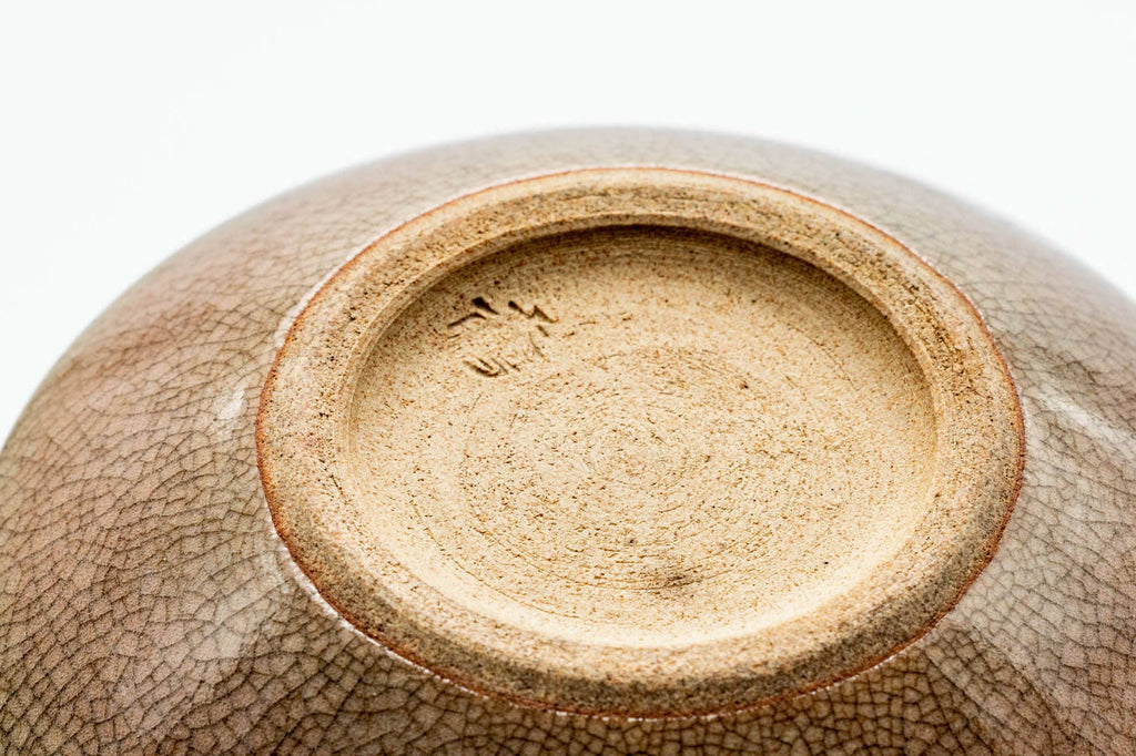 Japanese Kyusu - 天鵬山 Tsubaki Kiln - Beige Pink Weathered Hagi-yaki Ceramic Filter Teapot - 300ml