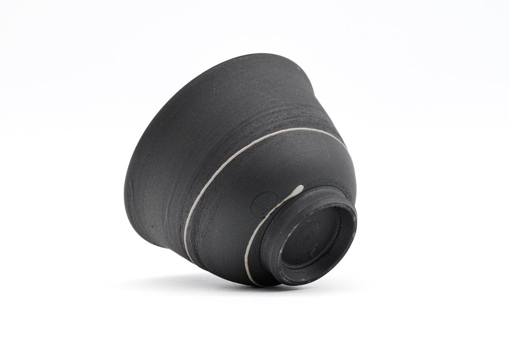 Black Spiraling Tokoname Yunomi - 130ml
