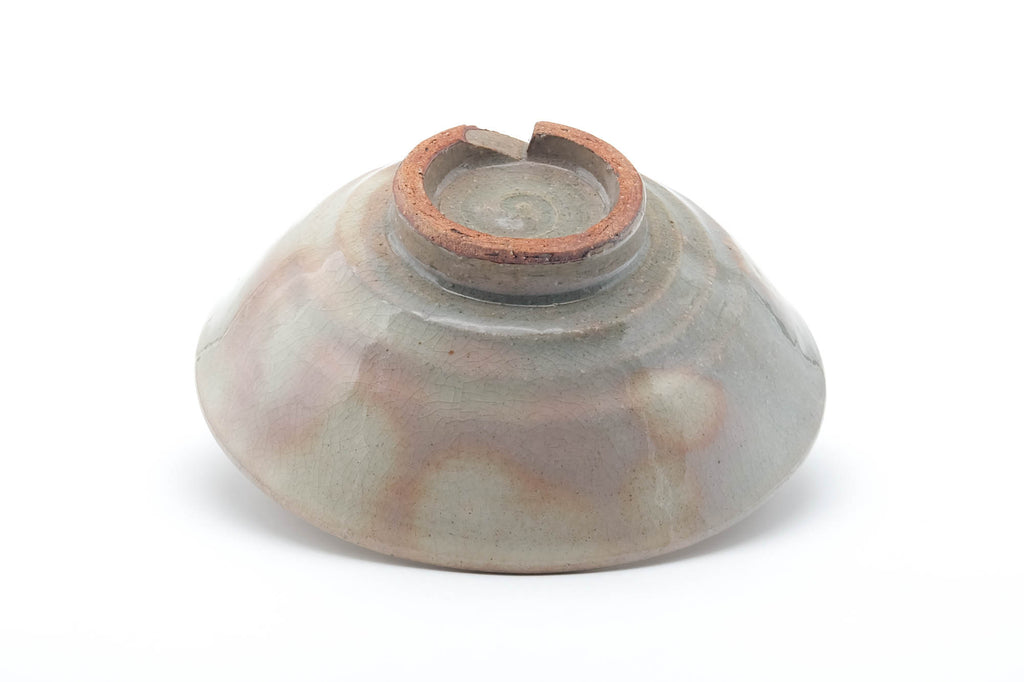 Japanese Matcha Bowl - Grey Pink Gohonte Glazed Hagi-yaki Summer Chawan - 300ml