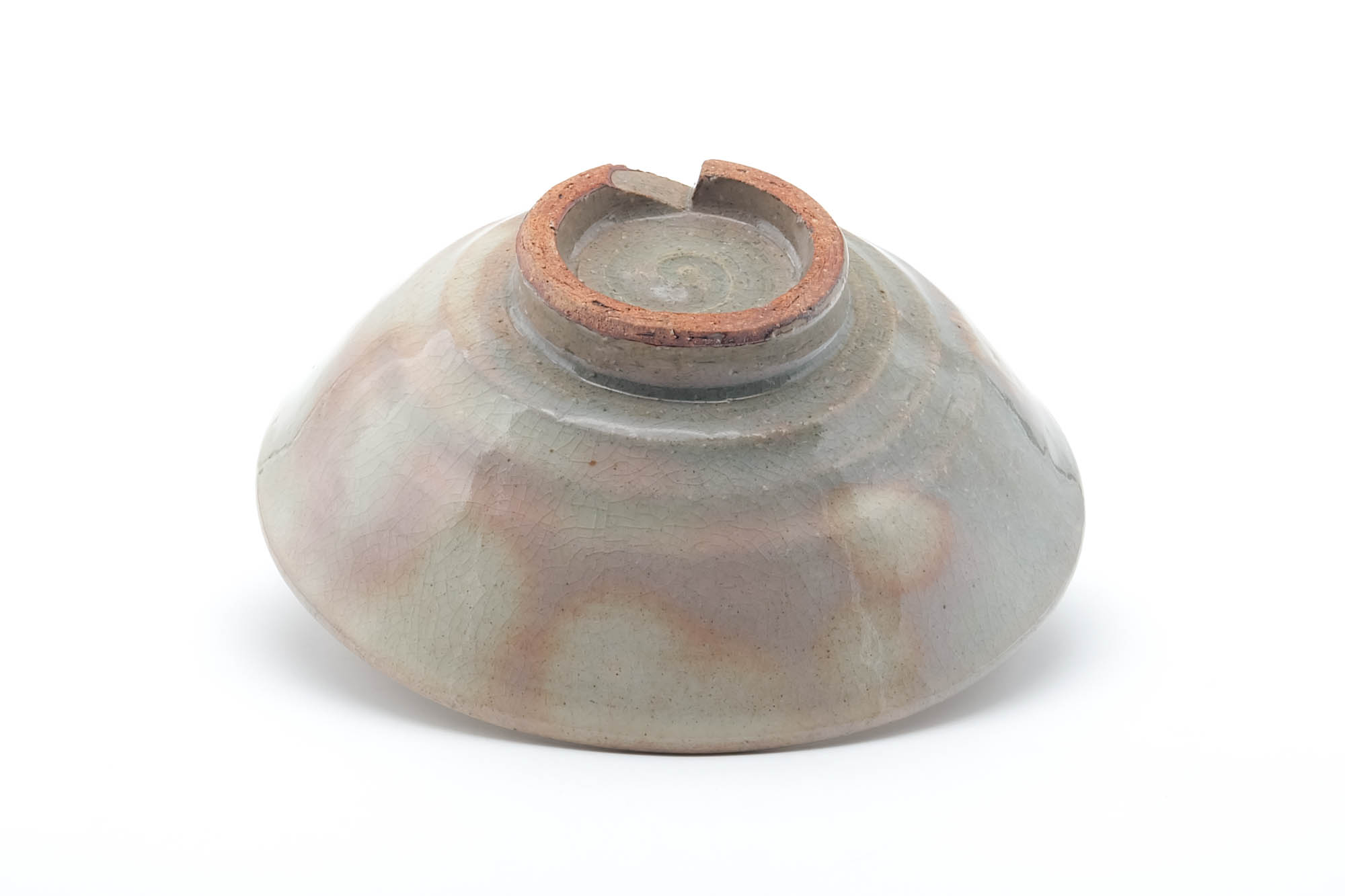 Japanese Matcha Bowl - Grey Pink Gohonte Glazed Hagi-yaki Summer Chawan - 300ml