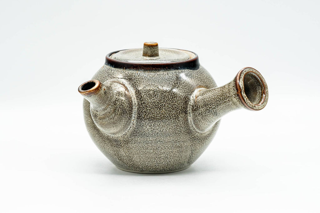 Japanese Tea Set - Tanuki Raccoon Dog Kyusu and Yunomi