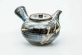 Japanese Kyusu - Spiraling Brown Blue Glazed Do-ake Teapot - 250ml