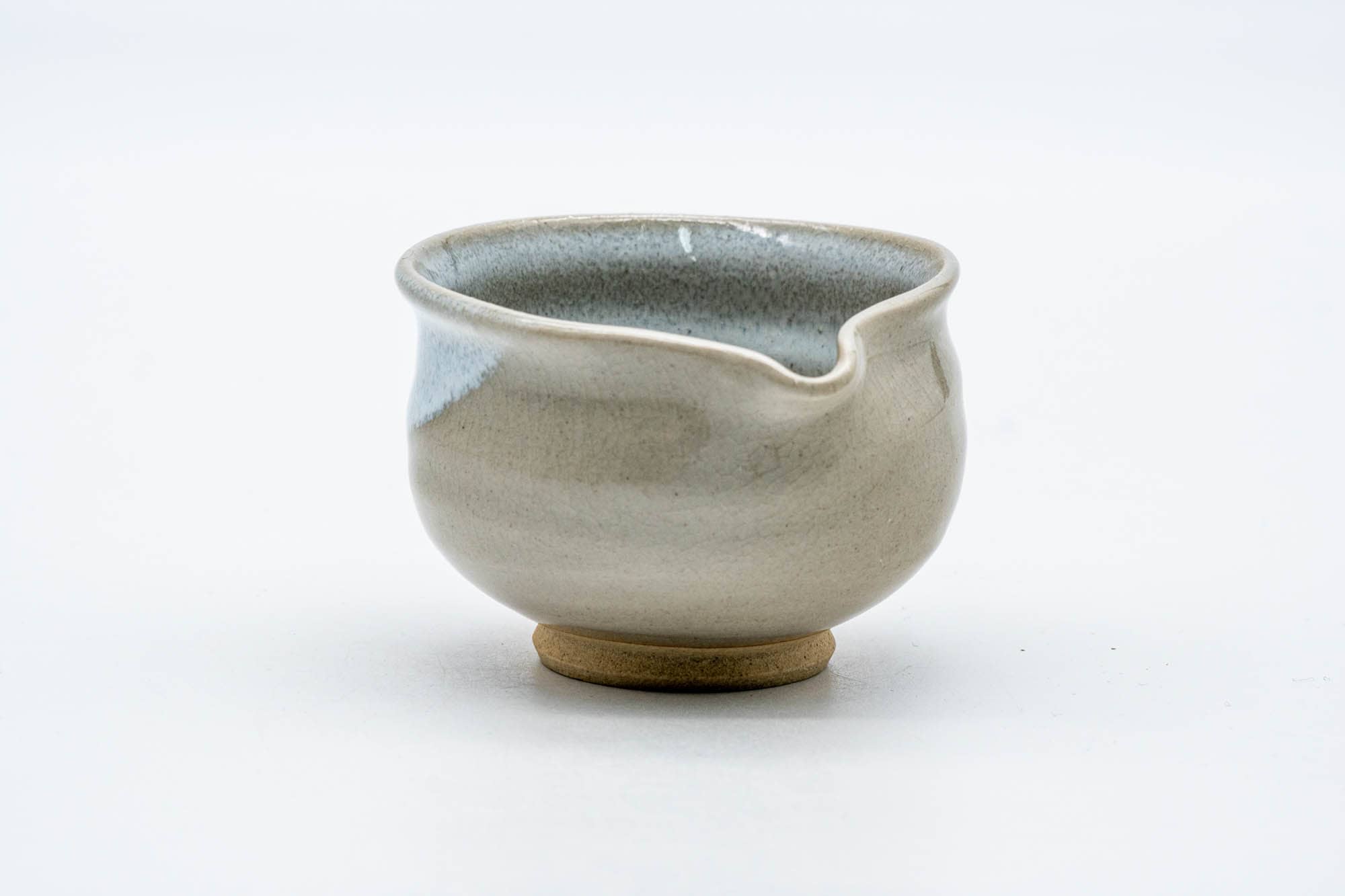 Japanese Katakuchi - Beige White Glazed Hagi-yaki Yuzamashi Water Cooler - 100ml