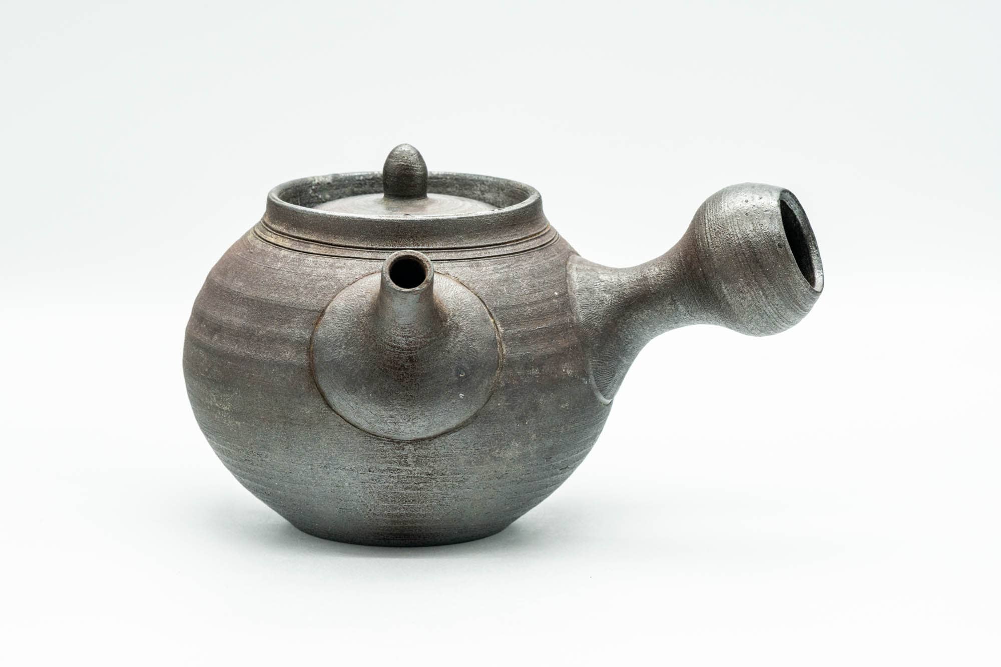 Japanese Kyusu - Ash Glazed Bizen-yaki Ceramic Teapot - 340ml