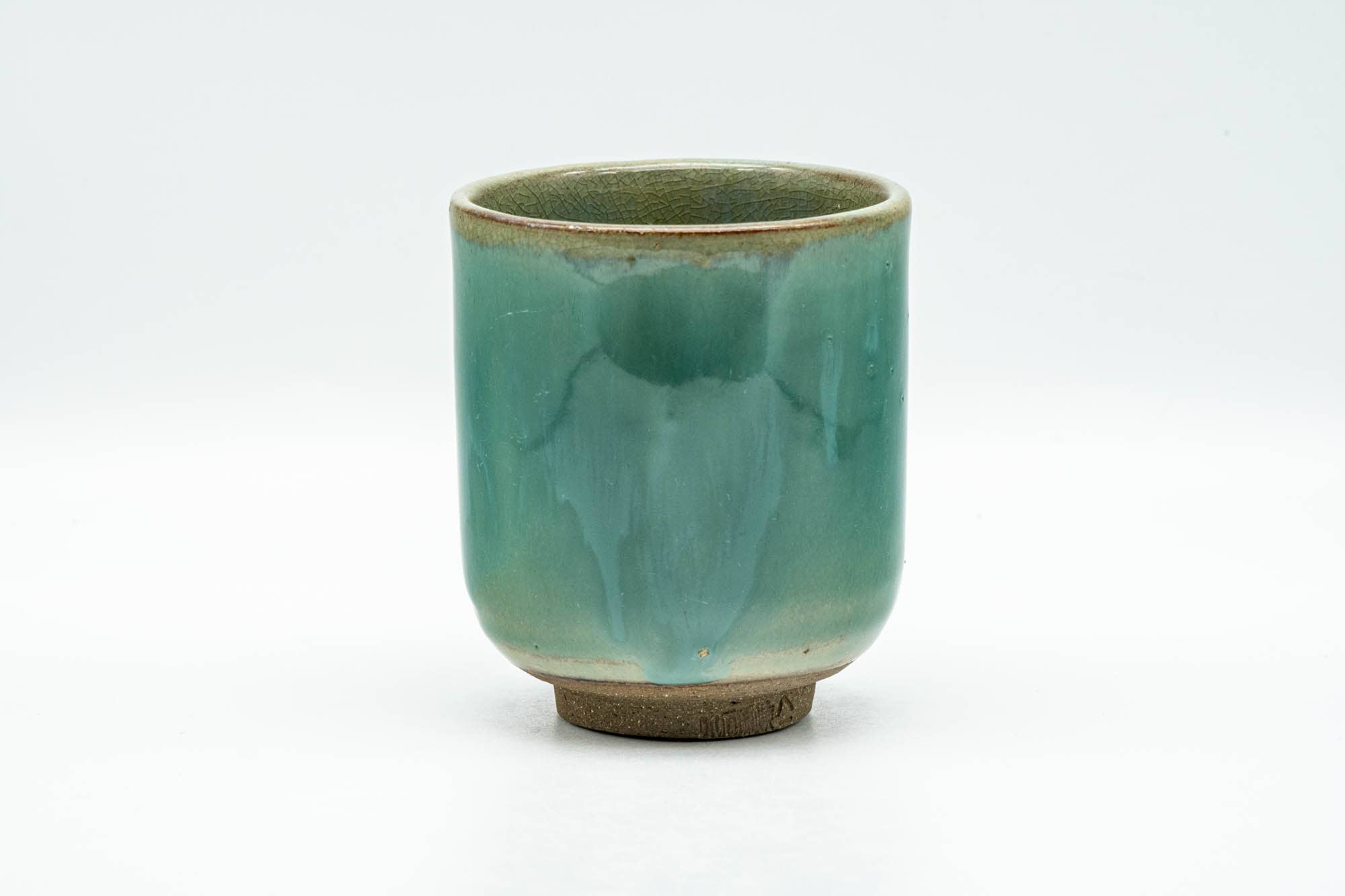 Japanese Teacup - Green Glazed Agano-yaki Yunomi - 160ml