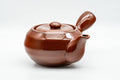 Japanese Kyusu - Burgundy Glazed Ceramic Filter Teapot - 300ml