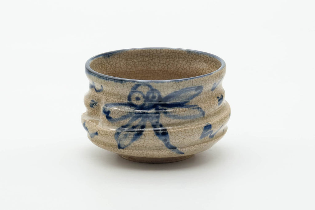 Japanese Teacup - Dragonfly Spiraling Yunomi - 200ml