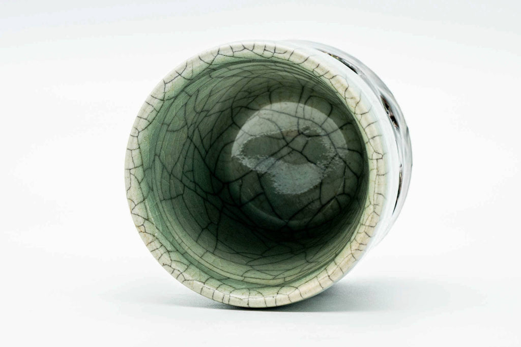 Japanese Teacup - Double-walled Obori Soma-yaki Yunomi - 160ml