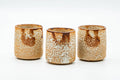 Japanese Teacup - Orange Shino Glazed Mino-yaki Yunomi
