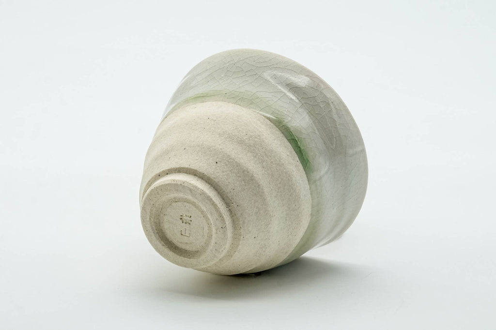 Japanese Teacup - Crazed Celadon Glazed Wabi-Sabi Yunomi - 100ml