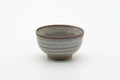 Japanese Teacup - Grey Milky Glazed Spiraling Yunomi - 130ml